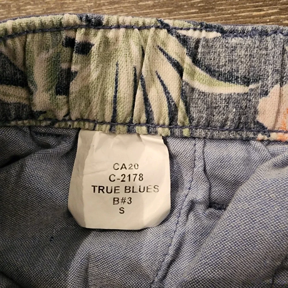 Chubbies True Blues Pants Men S Twill Floral Cuff Tropical Cuff Preppy Coastal - Picture 6 of 16